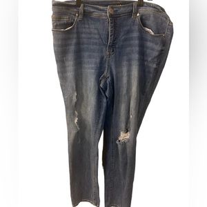 Used 7 seven  distress jeans